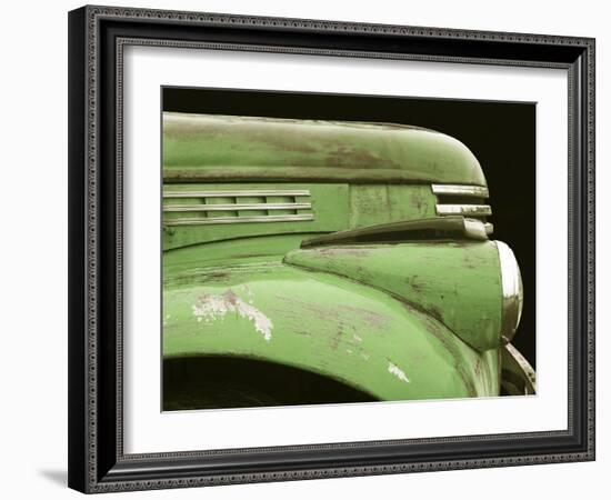 Chevy Streamline - Apple Green-Larry Hunter-Framed Photographic Print