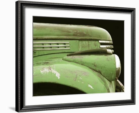 Chevy Streamline - Apple Green-Larry Hunter-Framed Photographic Print