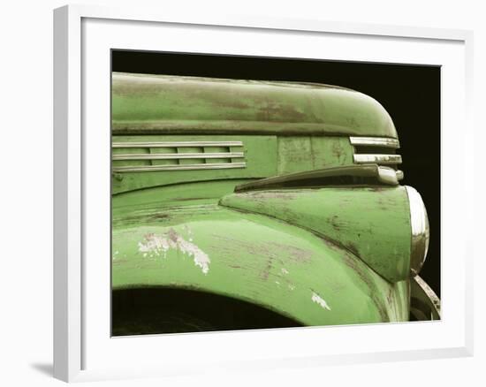 Chevy Streamline - Apple Green-Larry Hunter-Framed Photographic Print