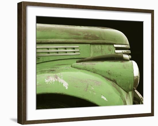 Chevy Streamline - Apple Green-Larry Hunter-Framed Photographic Print