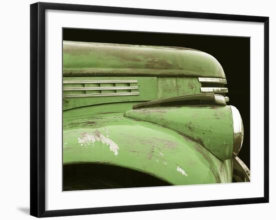 Chevy Streamline - Apple Green-Larry Hunter-Framed Photographic Print