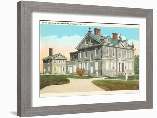 Chew Mansion, Germantown, Philadelphia, Pennsylvania-null-Framed Art Print