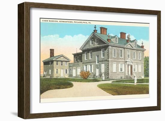 Chew Mansion, Germantown, Philadelphia, Pennsylvania-null-Framed Art Print