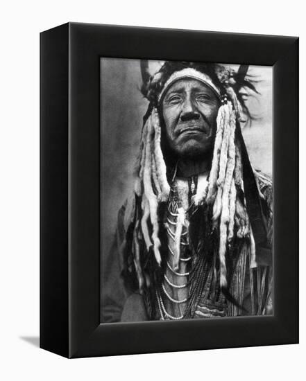 Cheyenne Chief, C1910-Edward S^ Curtis-Framed Premier Image Canvas