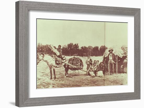 Cheyenne Indians on the Move, 1878-American Photographer-Framed Giclee Print