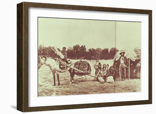 Cheyenne Indians on the Move, 1878-American Photographer-Framed Giclee Print