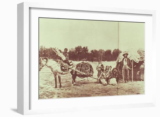 Cheyenne Indians on the Move, 1878-American Photographer-Framed Giclee Print