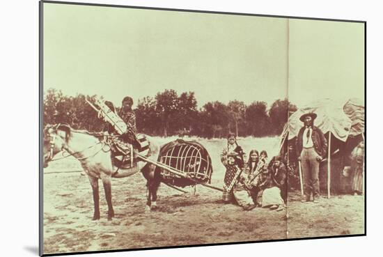 Cheyenne Indians on the Move, 1878-American Photographer-Mounted Giclee Print