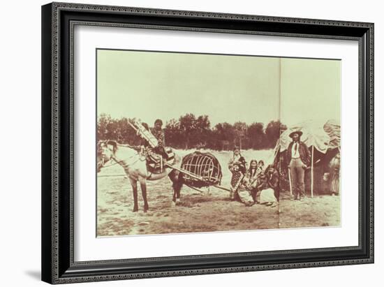 Cheyenne Indians on the Move, 1878-American Photographer-Framed Giclee Print