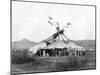 Cheyenne Sun Dance, c1910-Edward S. Curtis-Mounted Giclee Print