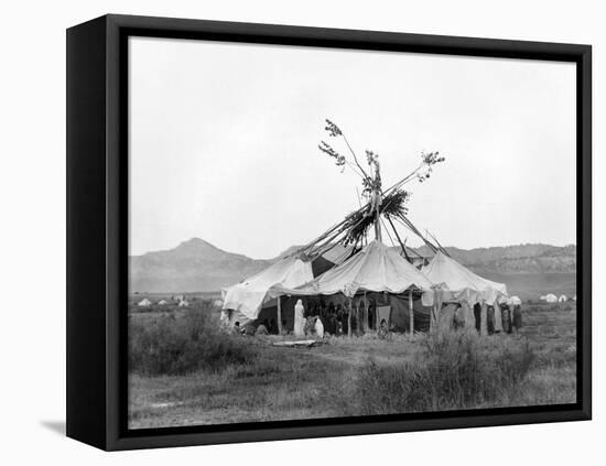 Cheyenne Sun Dance, c1910-Edward S. Curtis-Framed Premier Image Canvas