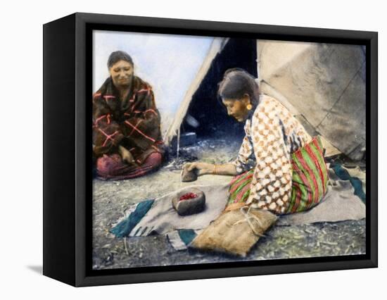 Cheyenne Woman, 1890S-null-Framed Premier Image Canvas