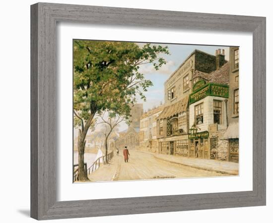 Cheyne Walk, Chelsea, 1857-Walter Greaves-Framed Giclee Print