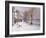 Cheyne Walk in Winter, London-John Sutton-Framed Giclee Print