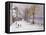 Cheyne Walk in Winter, London-John Sutton-Framed Premier Image Canvas