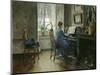 Chez Moi, 1887 (Oil on Canvas)-Harriet Backer-Mounted Giclee Print