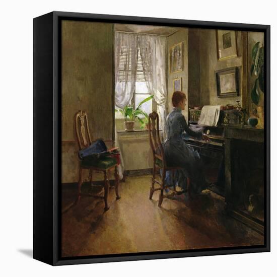Chez Moi, 1887-Harriet Backer-Framed Premier Image Canvas