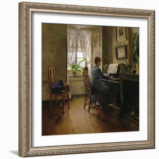 Chez Moi, 1887-Harriet Backer-Framed Giclee Print