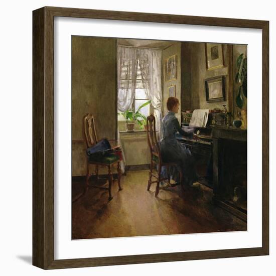 Chez Moi, 1887-Harriet Backer-Framed Giclee Print