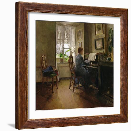 Chez Moi, 1887-Harriet Backer-Framed Giclee Print