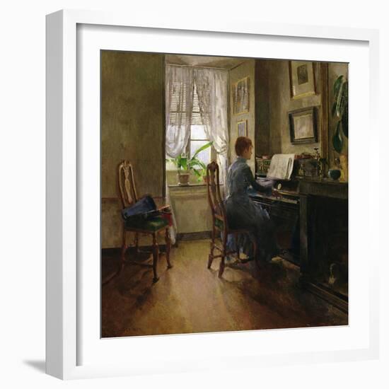 Chez Moi, 1887-Harriet Backer-Framed Giclee Print