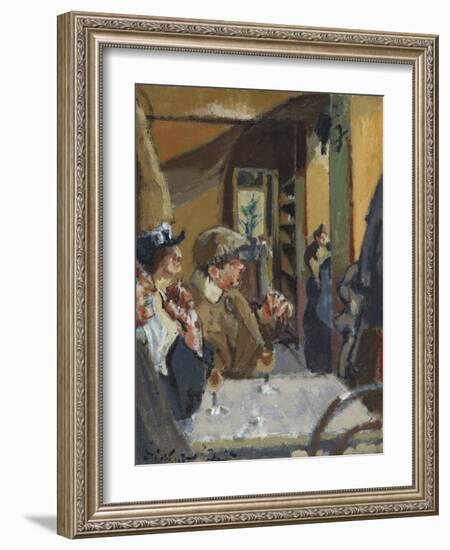 Chez Vernet, 1925-Walter Richard Sickert-Framed Giclee Print