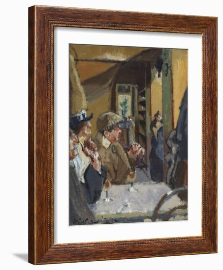 Chez Vernet, 1925-Walter Richard Sickert-Framed Giclee Print