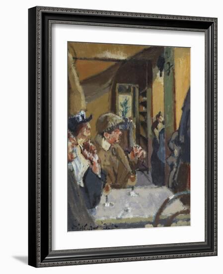 Chez Vernet, 1925-Walter Richard Sickert-Framed Giclee Print