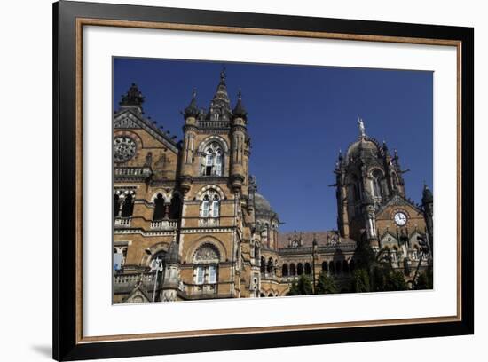 Chhatrapati Shivaji (Victoria) Terminus, Mumbai, India-Kymri Wilt-Framed Photographic Print