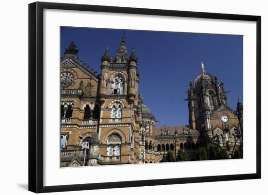 Chhatrapati Shivaji (Victoria) Terminus, Mumbai, India-Kymri Wilt-Framed Photographic Print