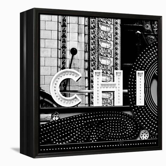 Chi B&W Sqaure-Gail Peck-Framed Premier Image Canvas