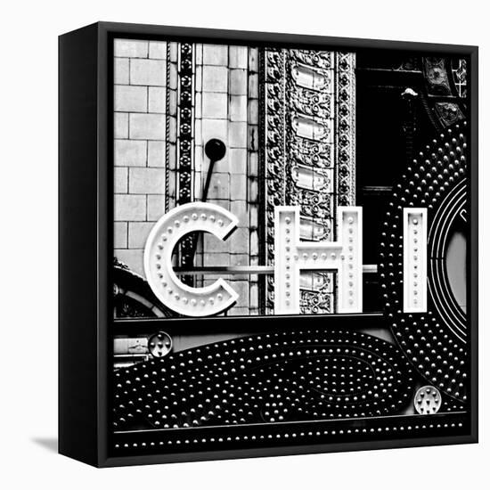 Chi B&W Sqaure-Gail Peck-Framed Premier Image Canvas