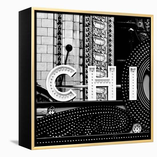 Chi B&W Sqaure-Gail Peck-Framed Premier Image Canvas