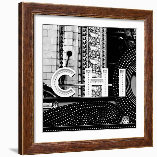 Chi B&W Sqaure-Gail Peck-Framed Photographic Print