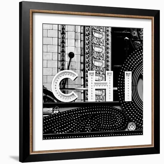 Chi B&W Sqaure-Gail Peck-Framed Photographic Print