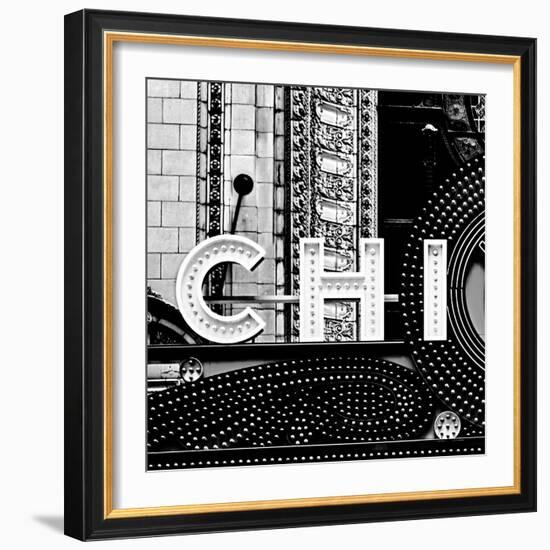 Chi B&W Sqaure-Gail Peck-Framed Photographic Print