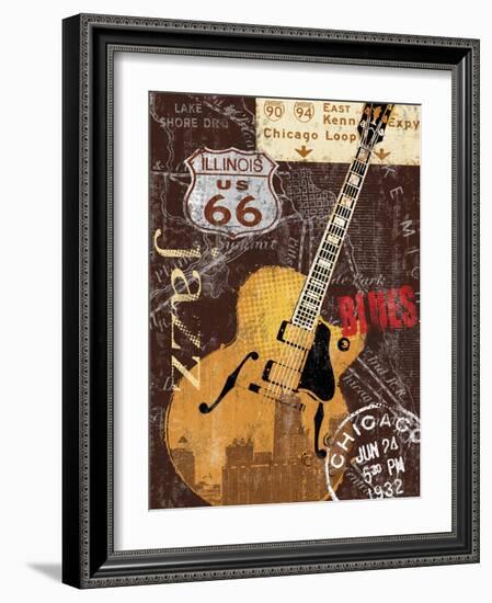 Chi-town-Keith Mallett-Framed Art Print