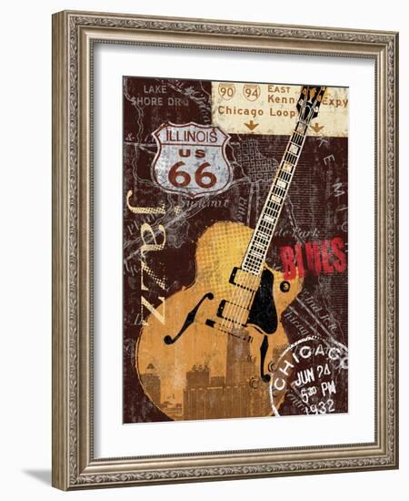 Chi-town-Keith Mallett-Framed Art Print