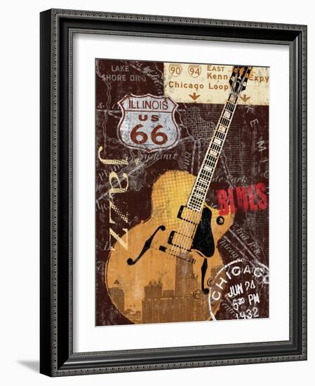 Chi-town-Keith Mallett-Framed Art Print