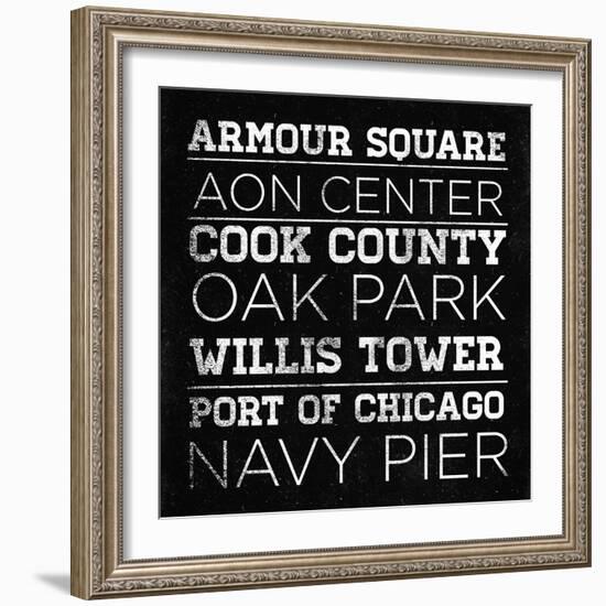 CHI Type I-SD Graphics Studio-Framed Art Print