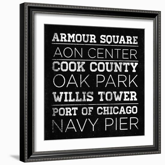 CHI Type I-SD Graphics Studio-Framed Art Print