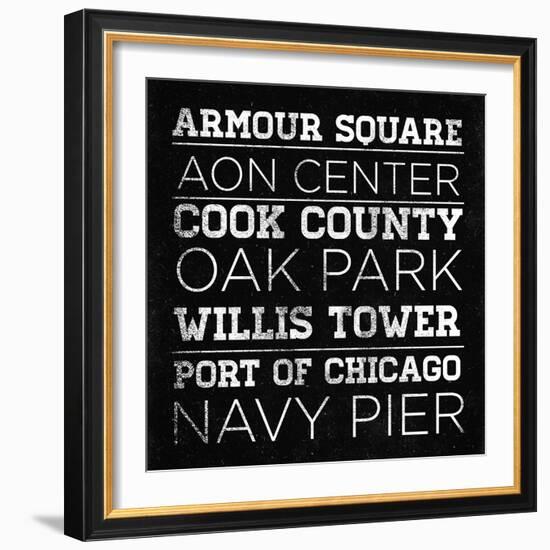 CHI Type I-SD Graphics Studio-Framed Art Print