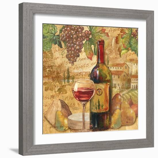 Chianti Abundance - Wine-Gregory Gorham-Framed Art Print