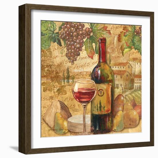 Chianti Abundance - Wine-Gregory Gorham-Framed Art Print