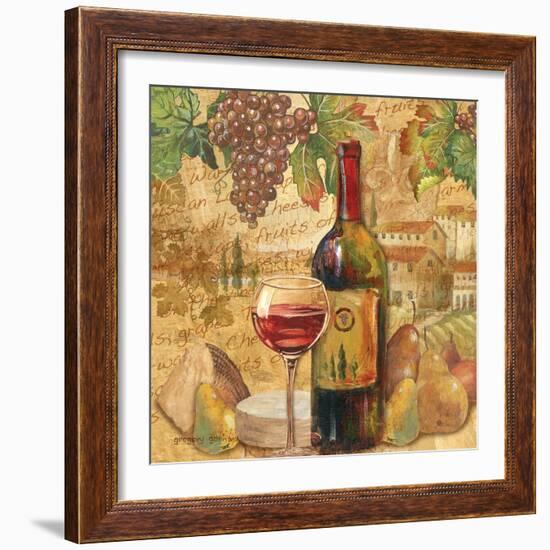 Chianti Abundance - Wine-Gregory Gorham-Framed Art Print