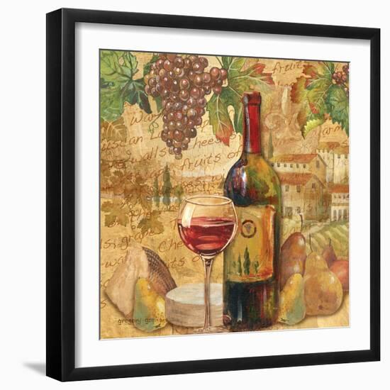 Chianti Abundance - Wine-Gregory Gorham-Framed Art Print