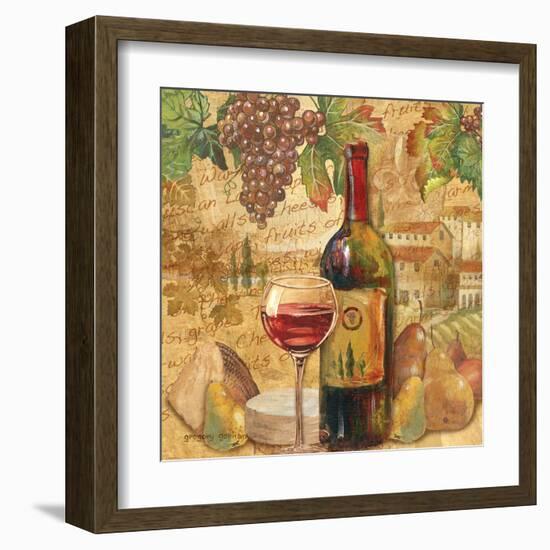 Chianti Abundance - Wine-Gregory Gorham-Framed Art Print