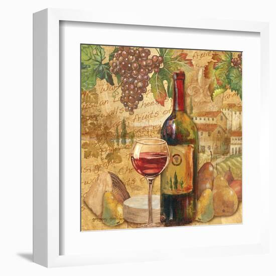 Chianti Abundance - Wine-Gregory Gorham-Framed Art Print