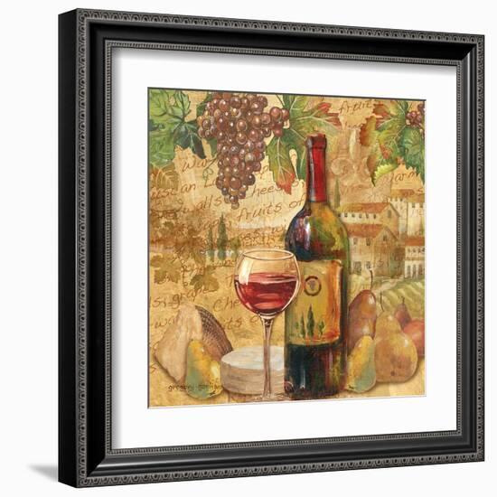 Chianti Abundance - Wine-Gregory Gorham-Framed Art Print