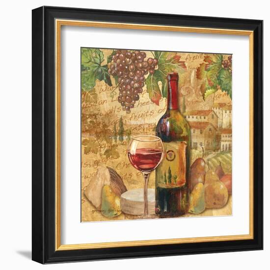 Chianti Abundance - Wine-Gregory Gorham-Framed Art Print